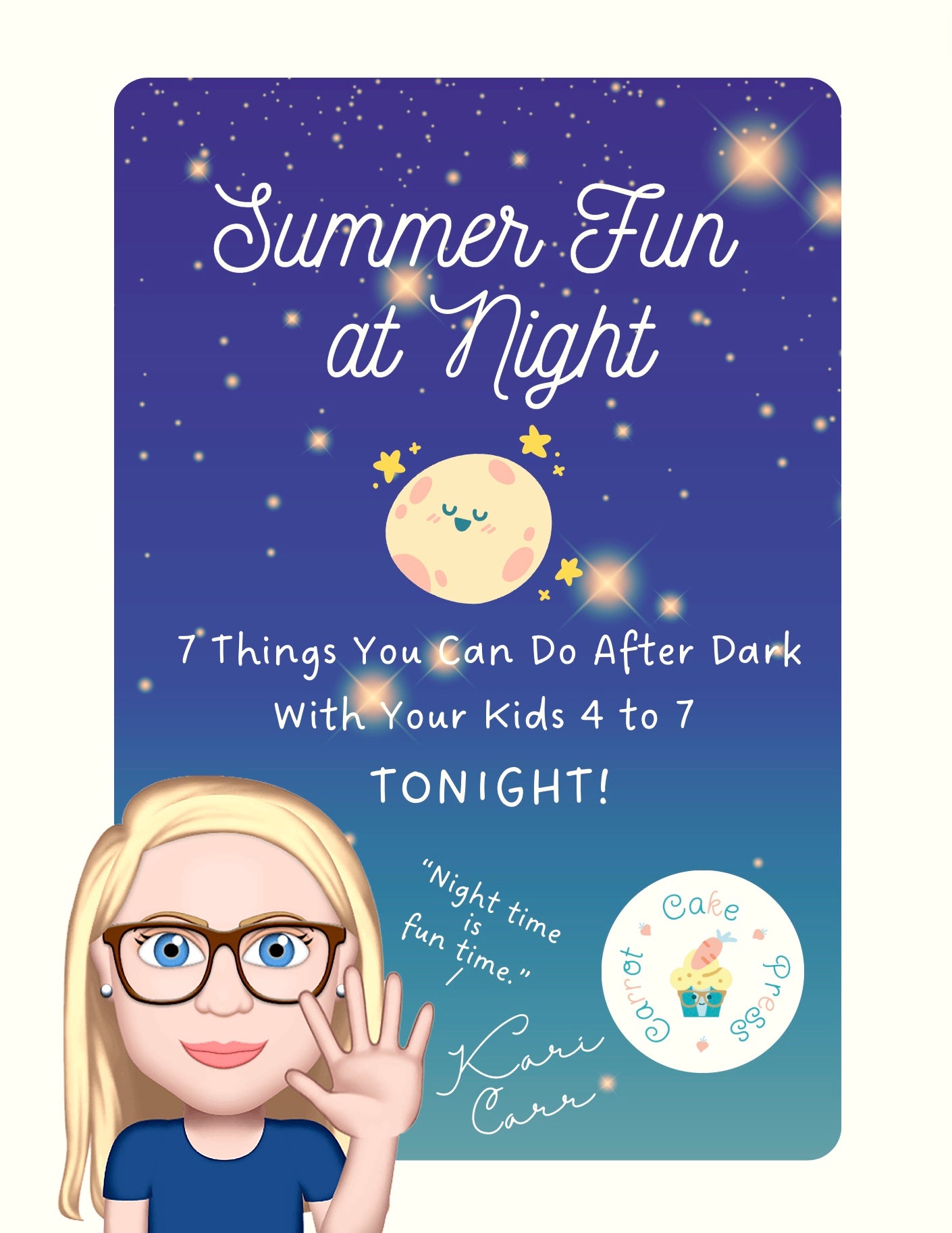 Signed Paperback Book with Summer Activity PDFs